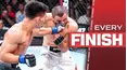 All 10 Finishes From UFC Shanghai | UFC Highlights